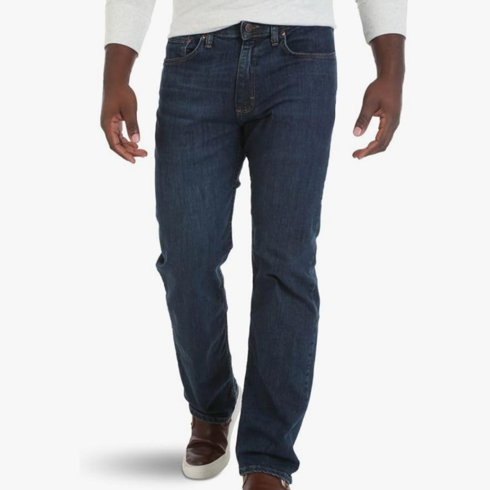 Wrangler Men's Dark Blue Slim Jeans
